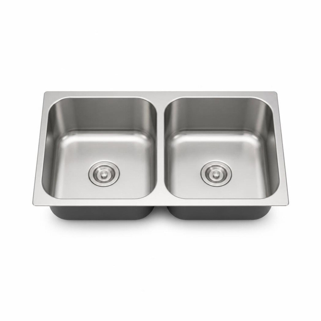 SANIX AP8050A DOUBLE BOWL SINK