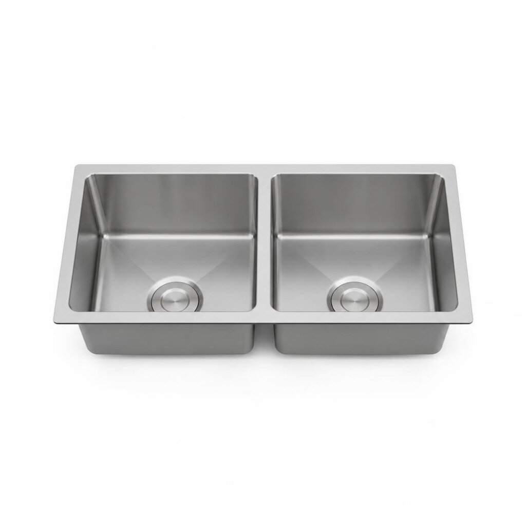 WINGCROSST WO8050 S/STEEL DOUBLE BOWL SINK