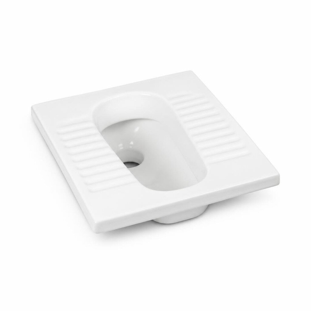 SATINEL SP-356S REGAL SQUARE SQUATING PAN - WHITE