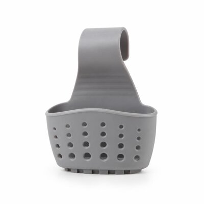 MULTIFUNCTIONAL SINK DRAIN HOLDER - GREY