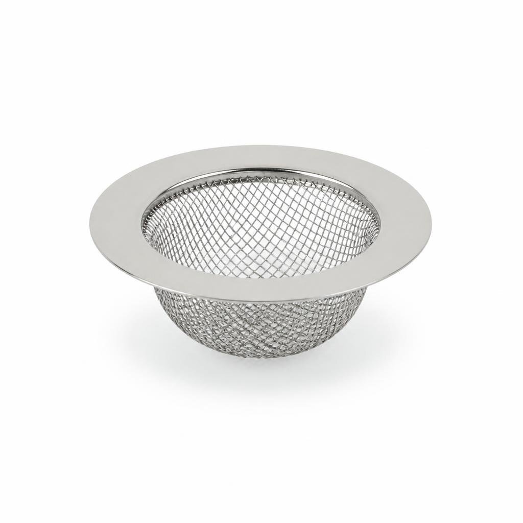 70MM S/STEEL SINK STRAINER - NET MESH