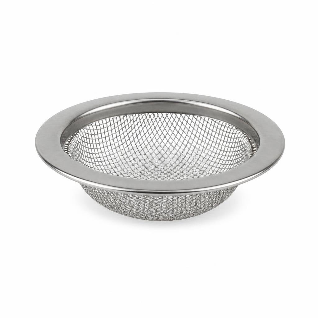 110MM S/STEEL SINK STRAINER - NET MESH