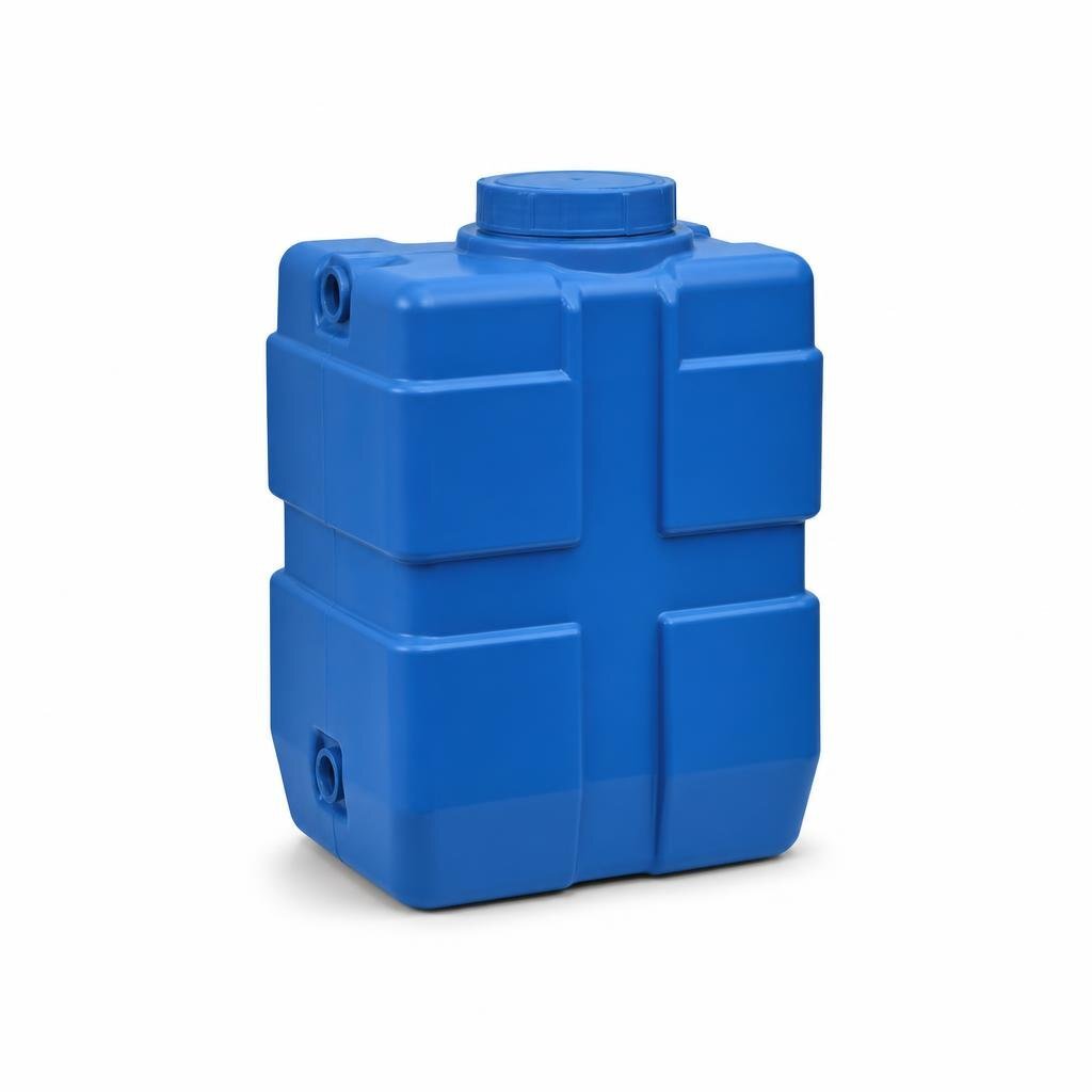 WEIDA E1100 RAINWATER HARVESTING TANK - SQUARE - BLUE