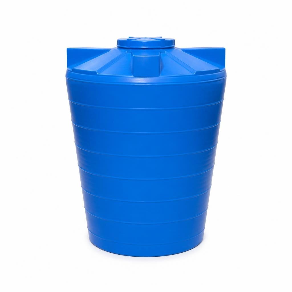 R11TD 250GL (1100L) POLYETHYLENE ROUND TAPER TANK - BLUE