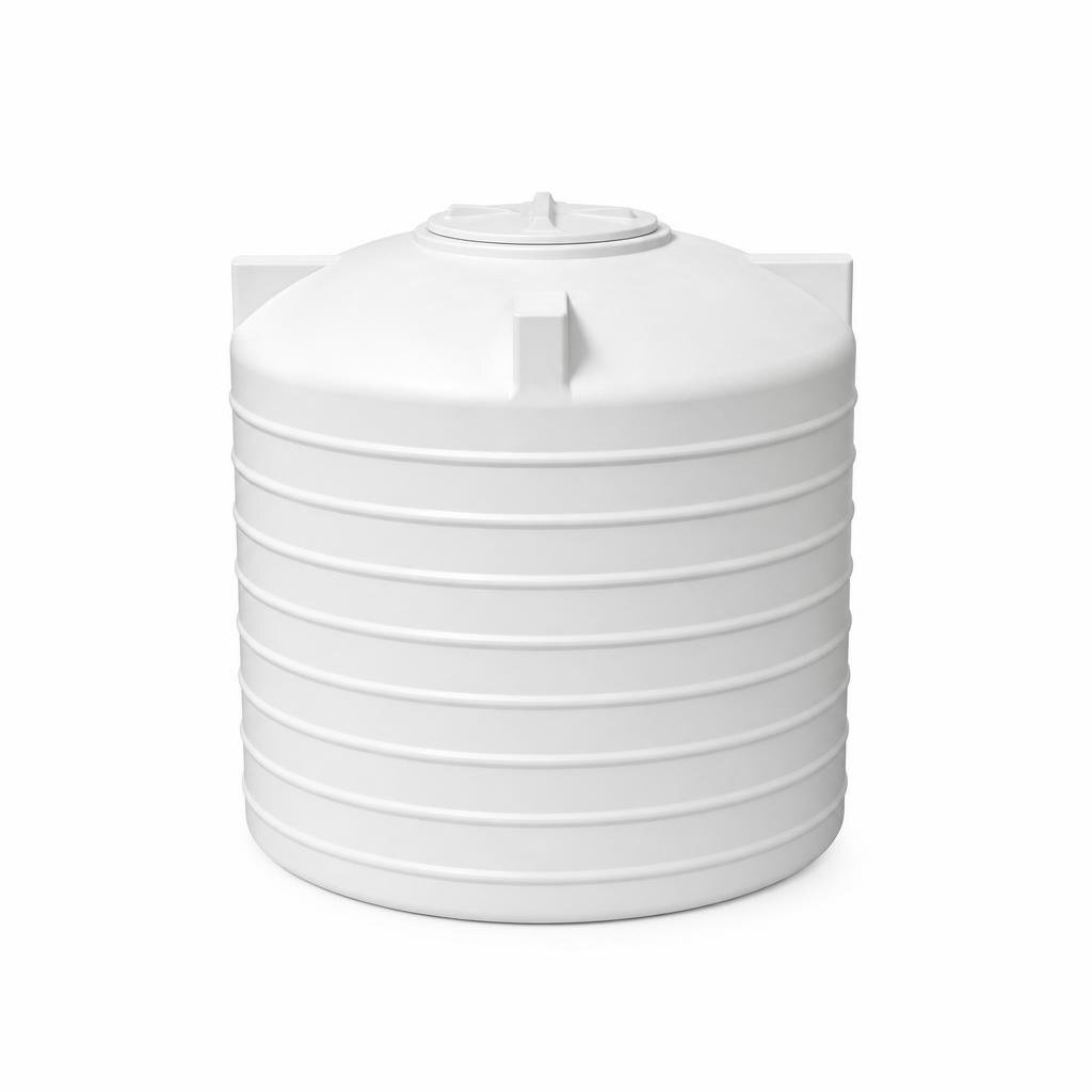 MUITANK 2000G FRP CIRCULAR CLOSE TOP WATER TANK