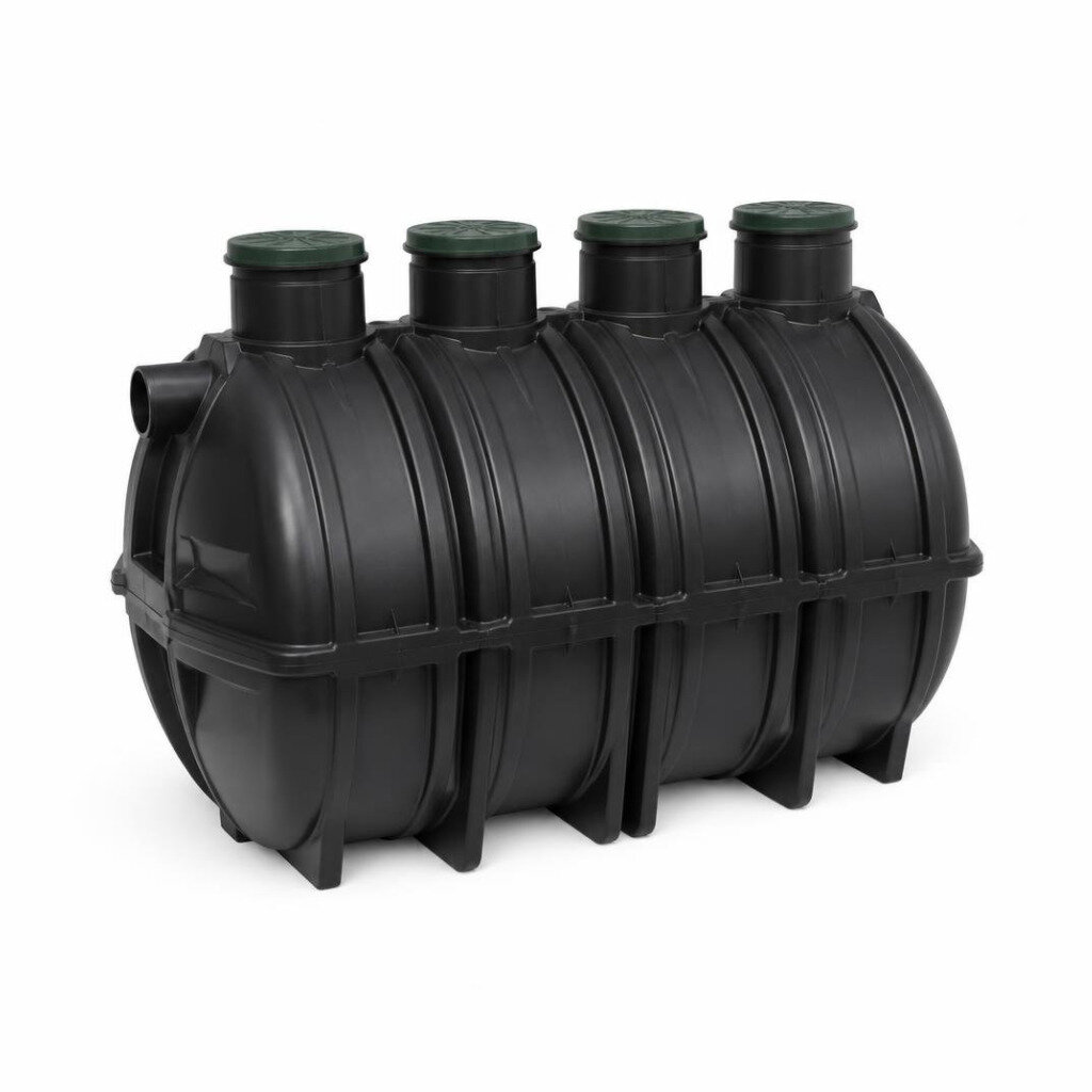 DELUXE DST-1A 1200L PE SEPTIC TANK - 4PE HORIZONTA