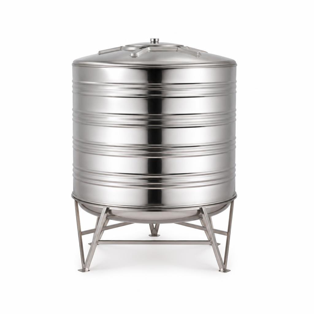 GOLDEN GR150H 1500L SUS304 S/STEEL WATER TANK WITH STAND