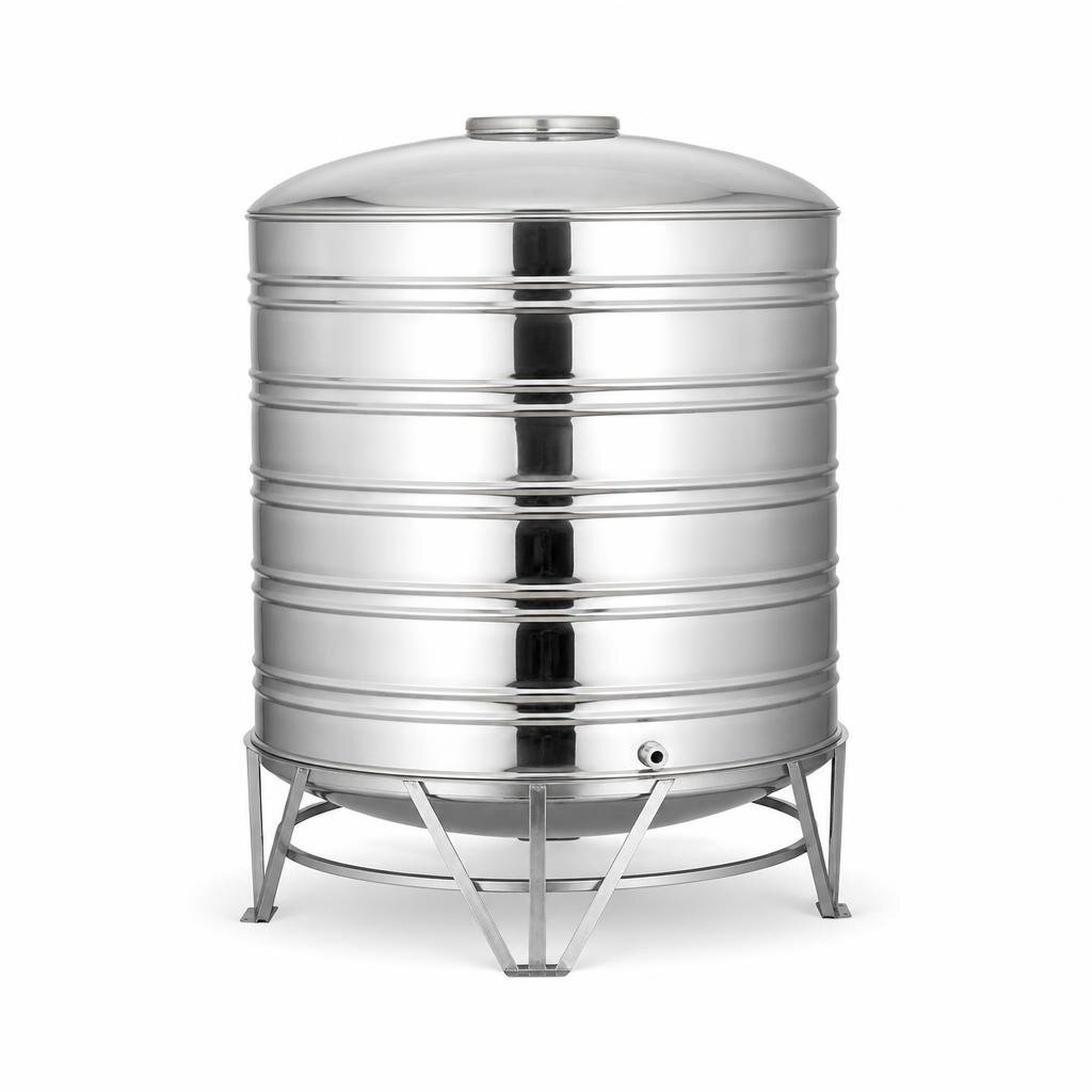 GOLDEN GR150 1500L SUS304 S/STEEL WATER TANK WITH STAND