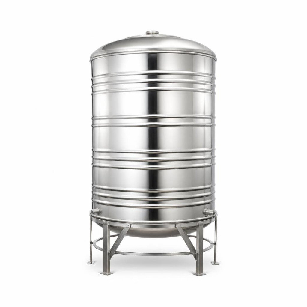 GOLDEN GR300 3000L SUS304 S/STEEL WATER TANK WITH STAND