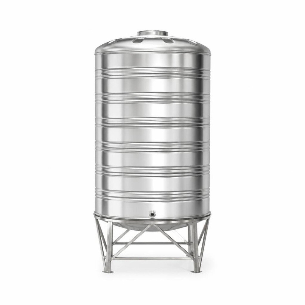 GOLDEN GR800 8000L SUS304 S/STEEL WATER TANK WITH STAND