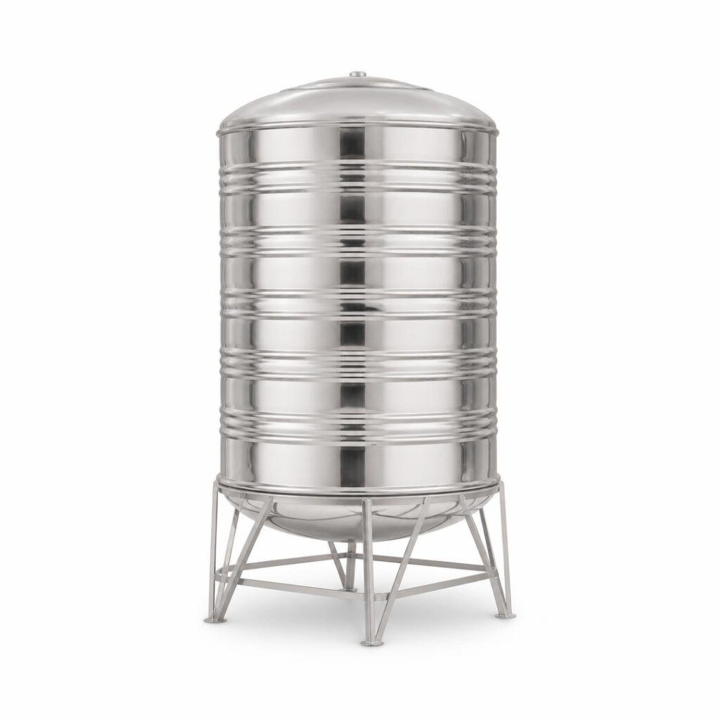 GOLDEN GR1000 10000L SUS304 S/STEEL WATER TANK WITH STAND