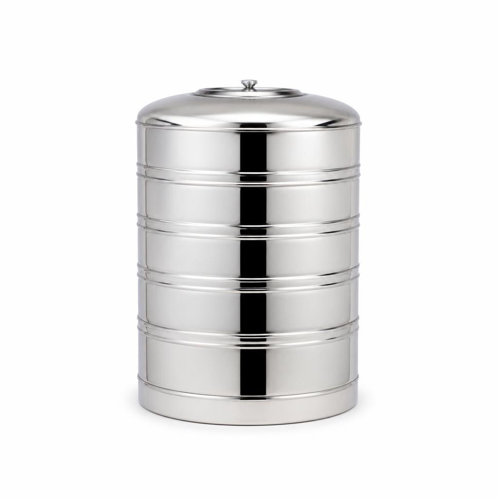 GOLDEN GS50 500L SUS304 S/STEEL WATER TANK - FLAT BOTTOM