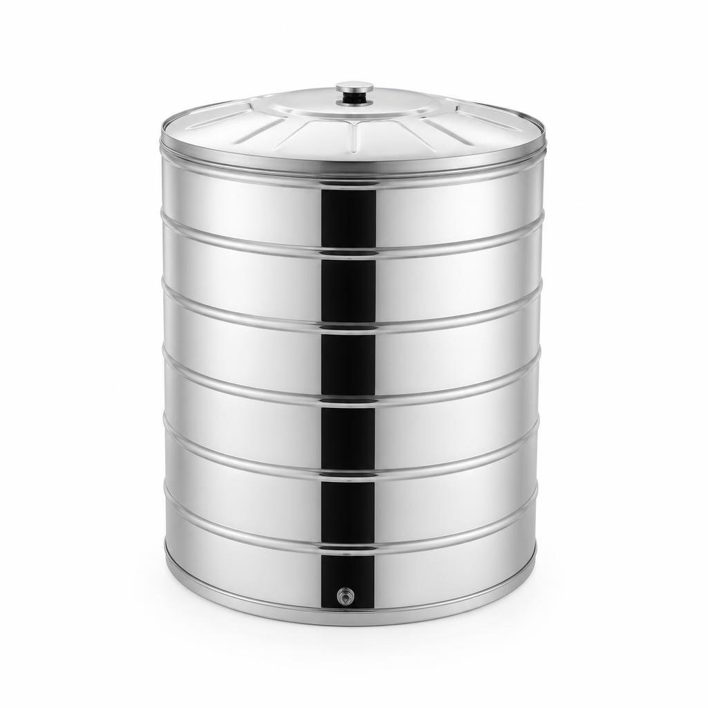 GOLDEN GS85 850L SUS304 S/STEEL WATER TANK - FLAT BOTTOM