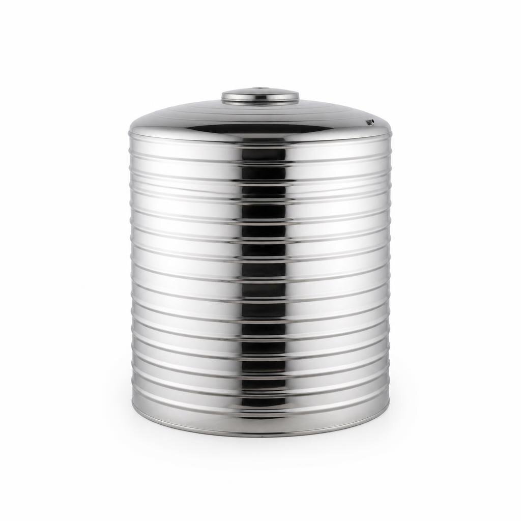 GOLDEN GS125 1250L SUS304 S/STEEL WATER TANK - FLAT BOTTOM