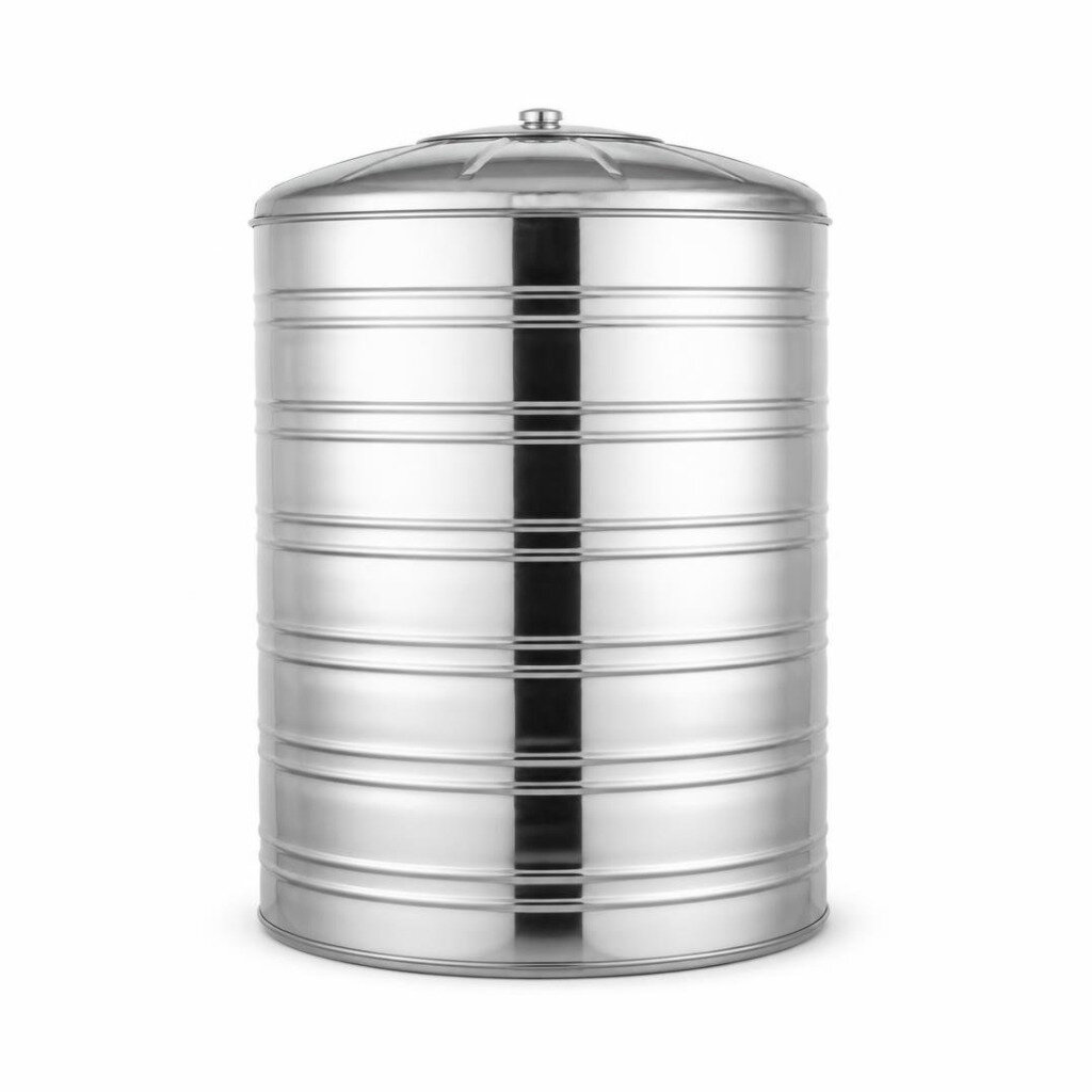 GOLDEN GS200 2000L SUS304 S/STEEL WATER TANK - FLAT BOTTOM