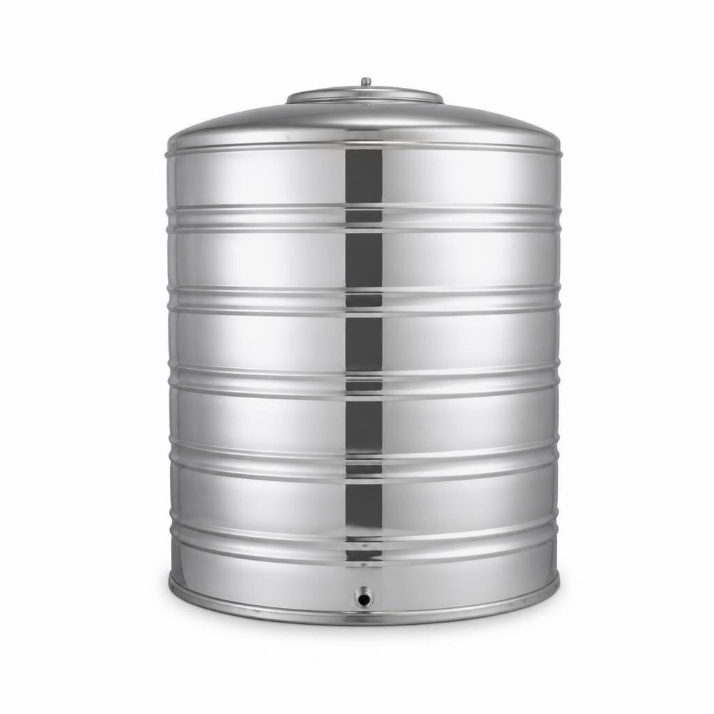GOLDEN GS230 2300L SUS304 S/STEEL WATER TANK - FLAT BOTTOM