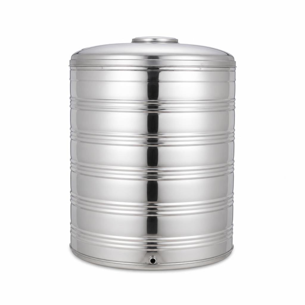 GOLDEN GS300 3000L SUS304 S/STEEL WATER TANK - FLAT BOTTOM