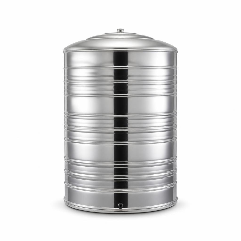 GOLDEN GS1500 15000L SUS304 S/STEEL WATER TANK - FLAT BOTTOM