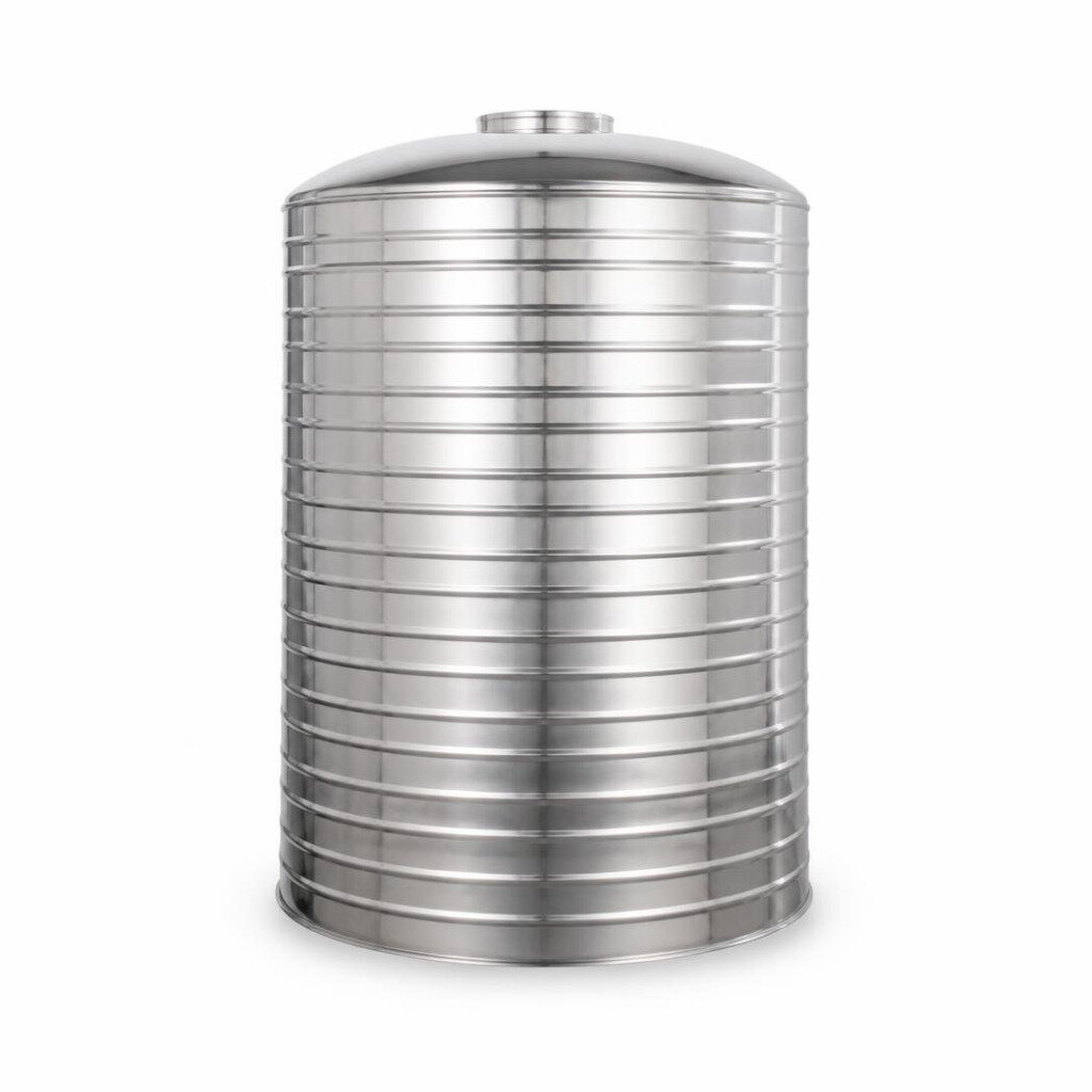 GOLDEN GS2000 20000L SUS304 S/STEEL WATER TANK - FLAT BOTTOM