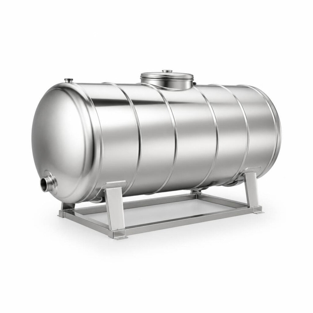 GOLDEN GZ85 850L SUS304 S/STEEL WATER TANK - HORIZONTAL