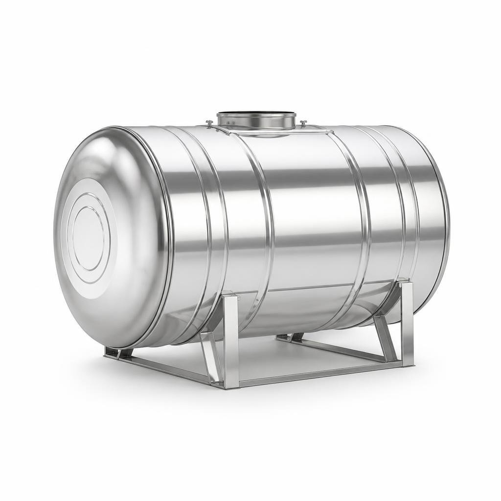 GOLDEN GZ160 1600L SUS304 S/STEEL WATER TANK - HORIZONTAL