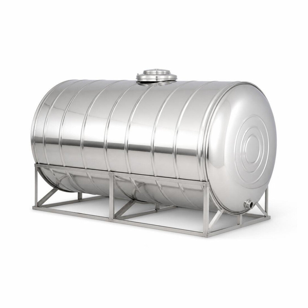 GOLDEN GZ200 2000L SUS304 S/STEEL WATER TANK - HORIZONTAL