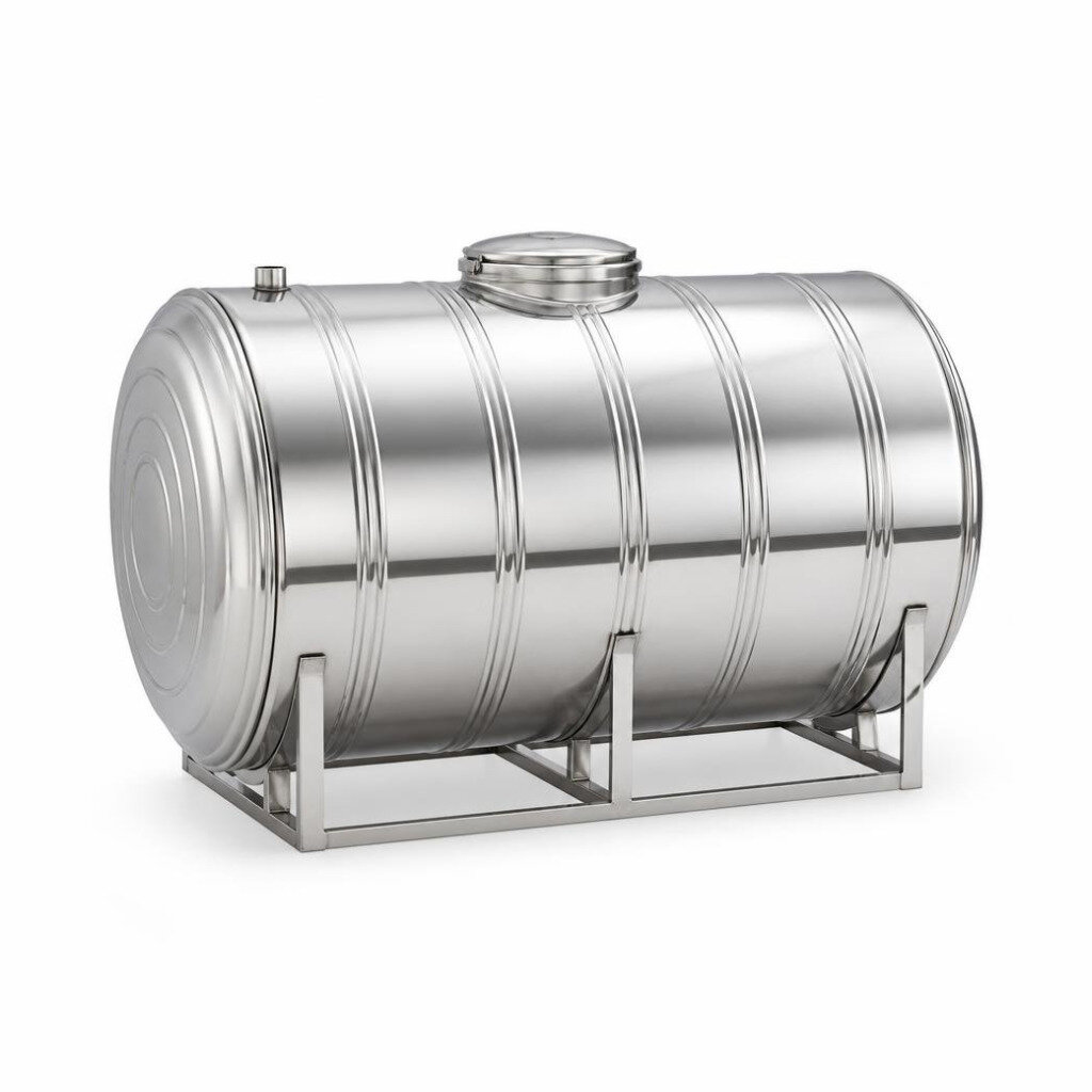 GOLDEN GZ600 6000L SUS304 S/STEEL WATER TANK - HORIZONTAL