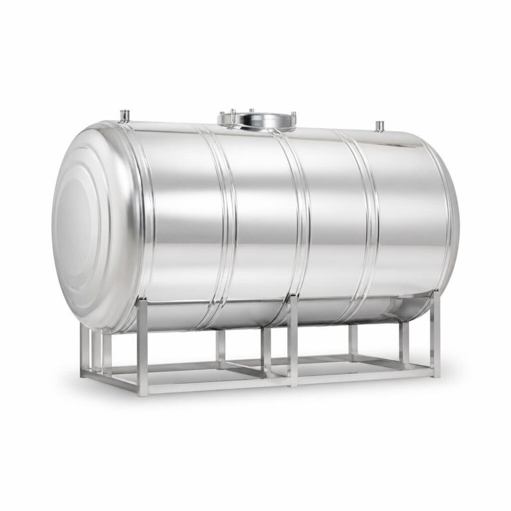 GOLDEN GZ2000 20000L SUS304 S/STEEL WATER TANK - HORIZONTAL