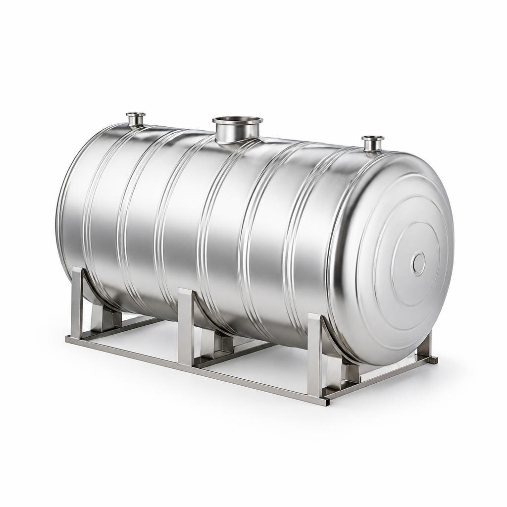 GOLDEN GZ3000 30000L SUS304 S/STEEL WATER TANK - HORIZONTAL