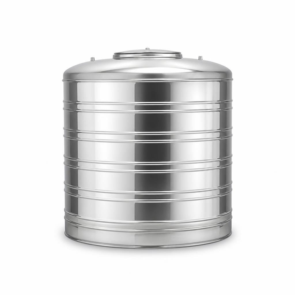 STAR F/B100 1000L FLAT BOTTOM S/STEEL WATER TANK WITHOUT STAND