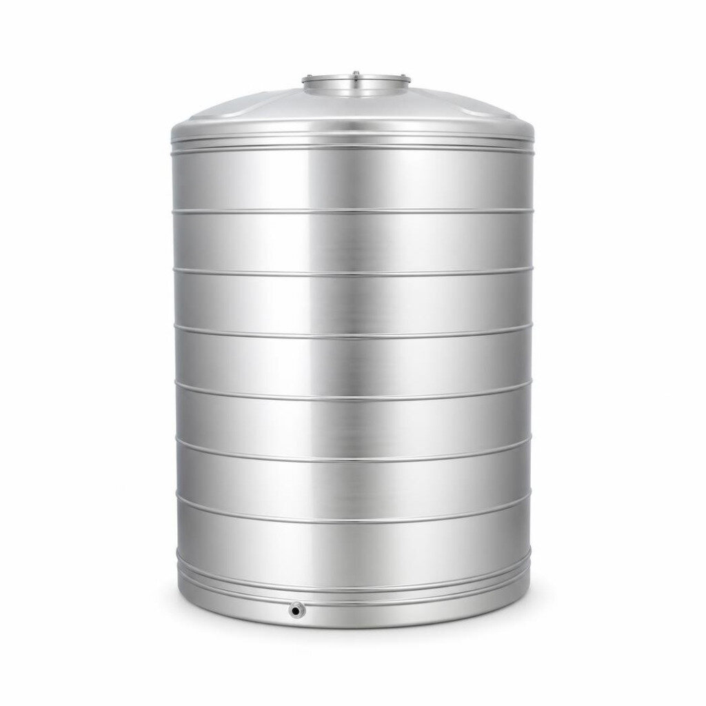 STAR F/B400 4000L FLAT BOTTOM S/STEEL WATER TANK WITHOUT STAND