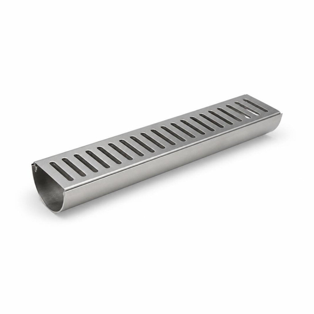 HALF ROUND DRAIN - 9" X 2.5FT