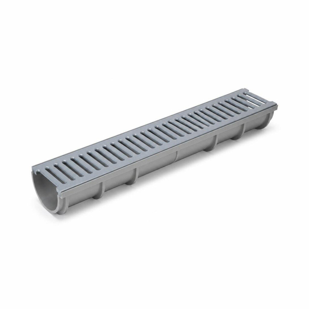 HALF ROUND DRAIN - 9" X 3FT