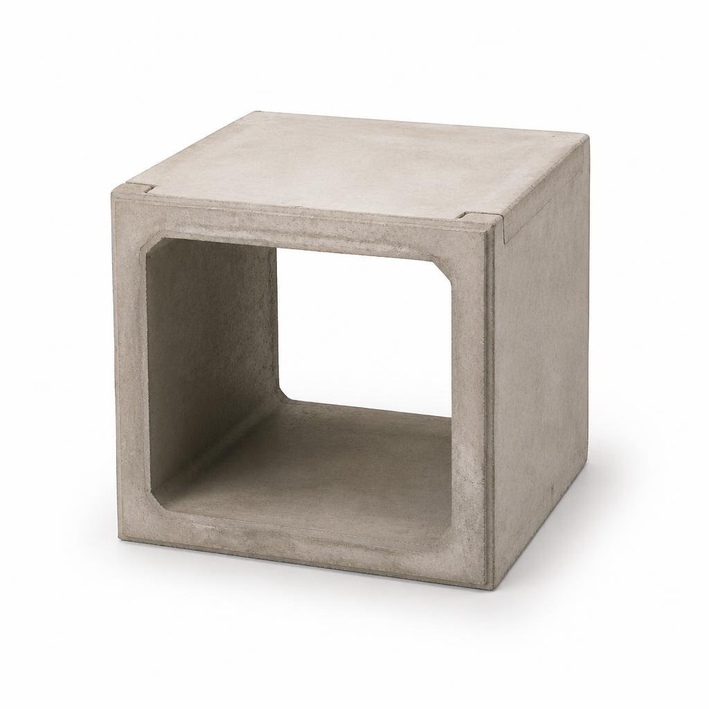 450 X 450 X 1M RC BOX CULVERT C/W LID WITHOUT DRY WEATHER FLOW