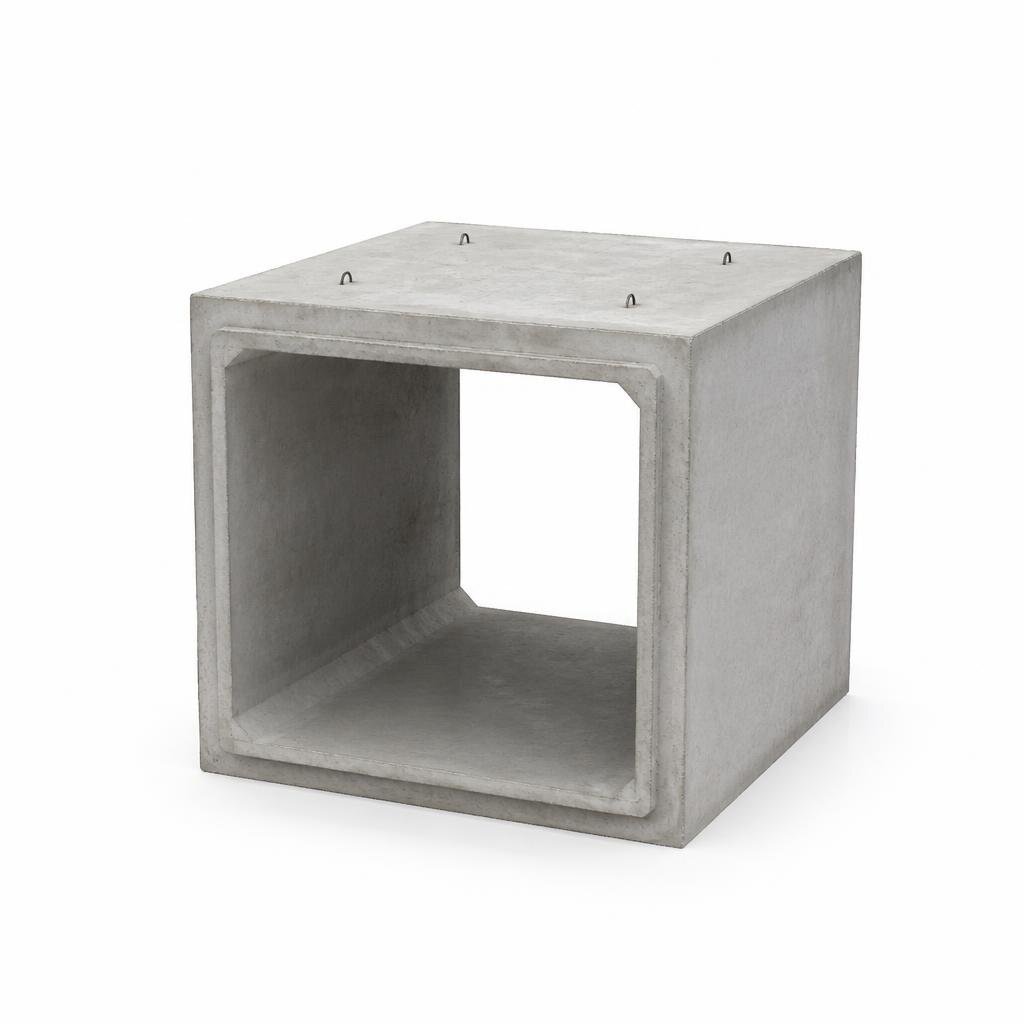 750 X 750 X 1M RC BOX CULVERT C/W LID WITHOUT DRY WEATHER FLOW