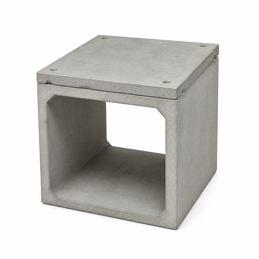 900 X 900 X 1M RC BOX CULVERT C/W LID WITHOUT DRY WEATHER FLOW