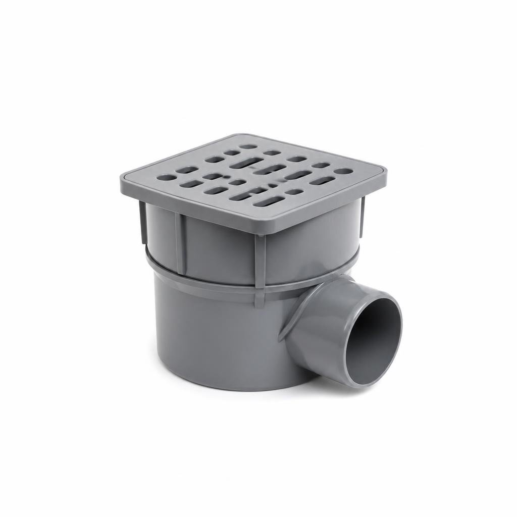 110 X 82MM UPVC FLOOR GULLY TRAP I/O