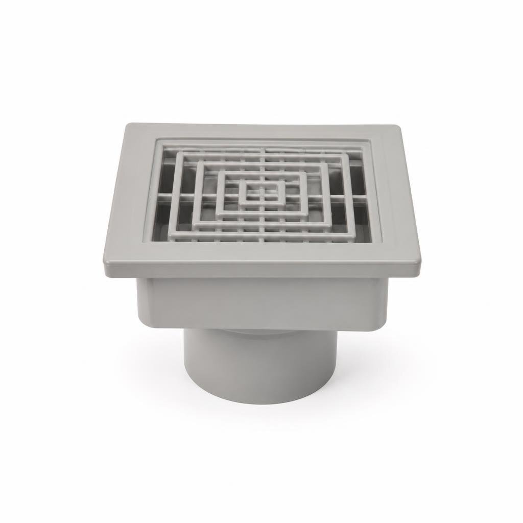 4" PVC GRATING DOUBLE SQUARE