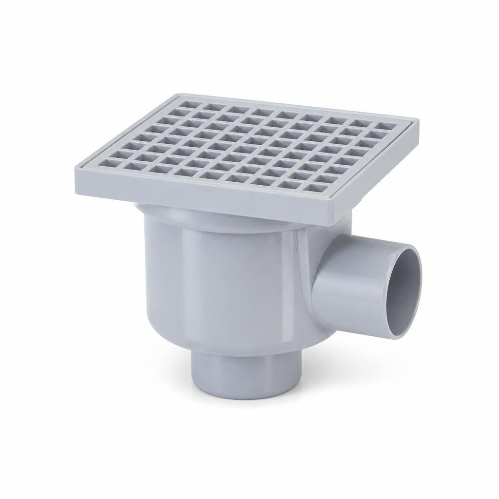 VICPLAS FTG150SD 6" PLASTIC FLOOR GRATING TRAP