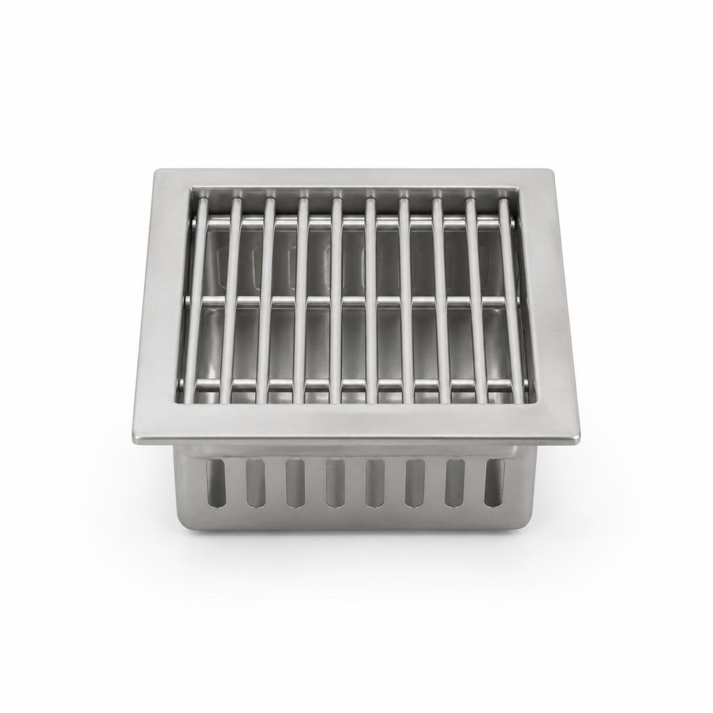SINOR SD-410-6 6"X 6" S/STEEL FLOOR GRATING-BASKET