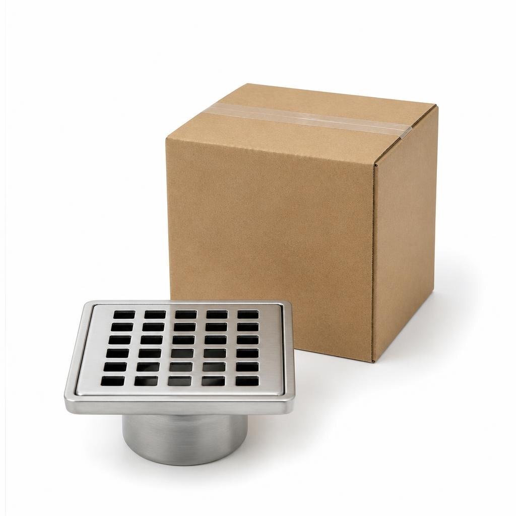 NIETZ/ALENO AB-665-NT 6" X 6" S/STEEL GRATING TRAP (ANTI-INSECT) (100PCS/CTN)