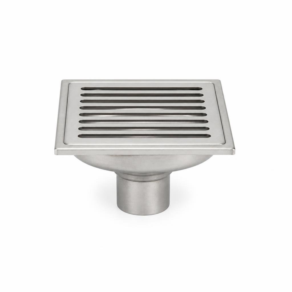S-LINE B1 6" X 6" S/STEEL GRATING & WASTE - 0.7MM