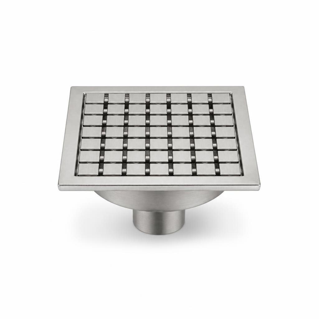 S-LINE 6" X 6" S/STEEL MOSAIC GRATING WITH FILTER