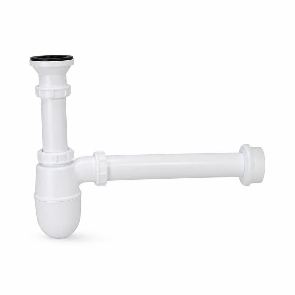 SONO 32MM PLASTIC BOTTLE TRAP C/W WASTE 9" INLET 12" OUTLET PIPE