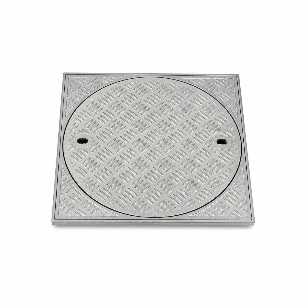 12" X 12" ALUM. MAINHOLE COVER - LOCAL