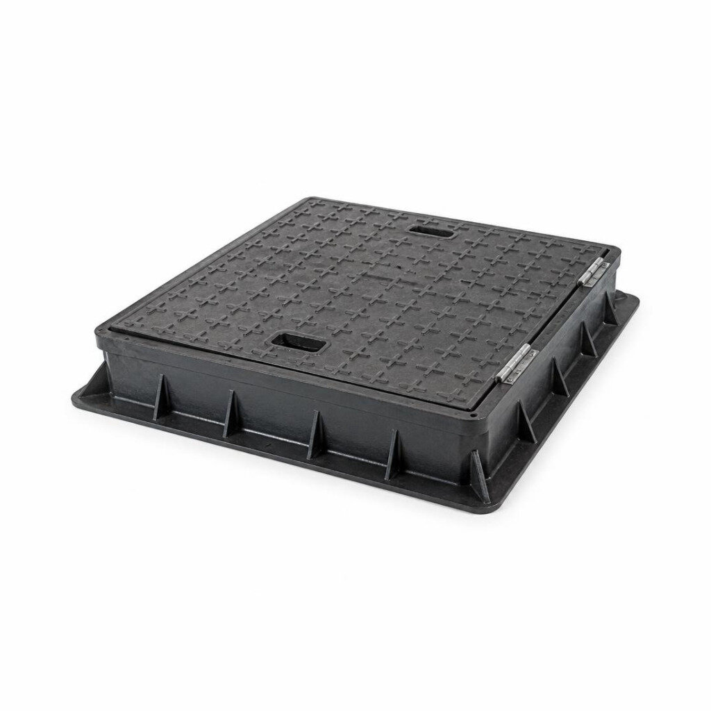 840X840X600X100MM MANHOLE WITH HINGERS KUMBAHAN