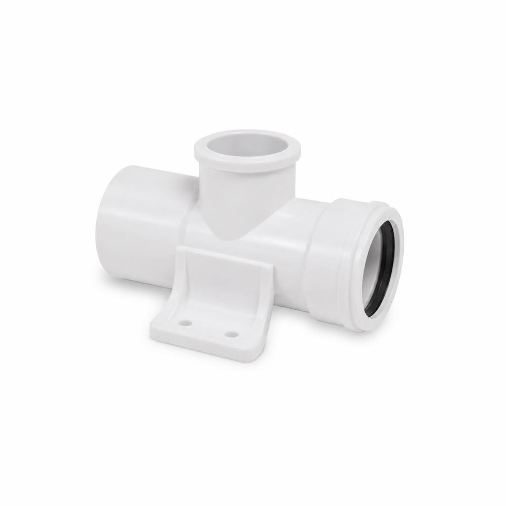 110 X 50MM UPVC BOSS CONNECTOR W/BRACKET