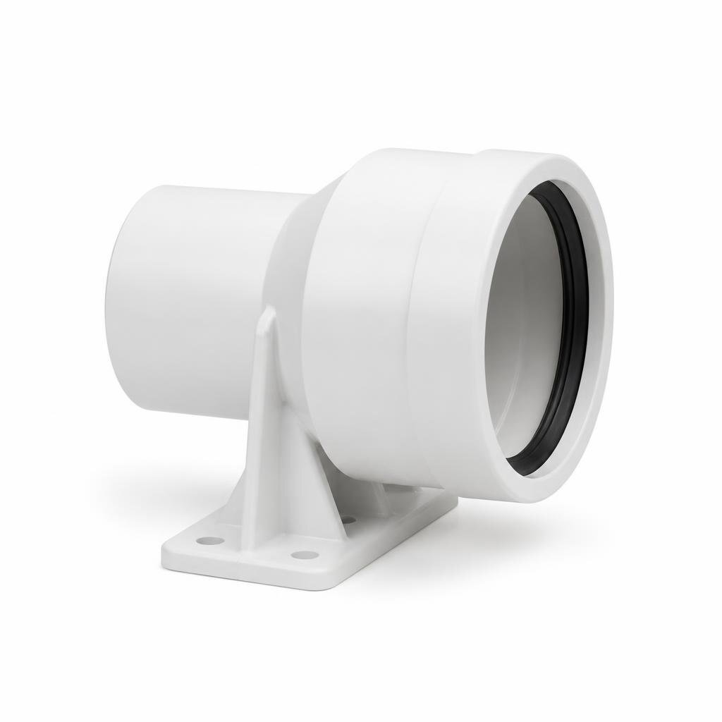 160 X 110MM UPVC BOSS CONNECTOR W/BRACKET