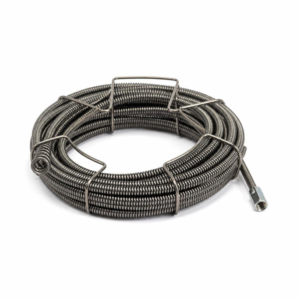 BAILEY 4" X 100FT L/DUTY DRAIN ROD C/W FITTING