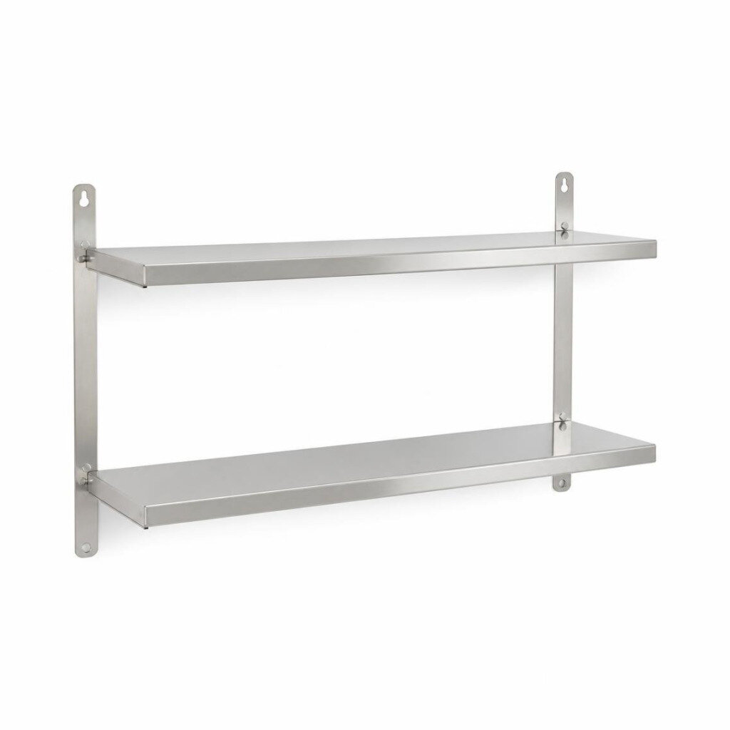 WINGCROSST #3401 S/STEEL SHELF DOUBLE SUS304